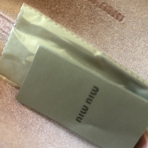 Miu Miu Gold and Pink Sunglasses - Picture 4 of 7